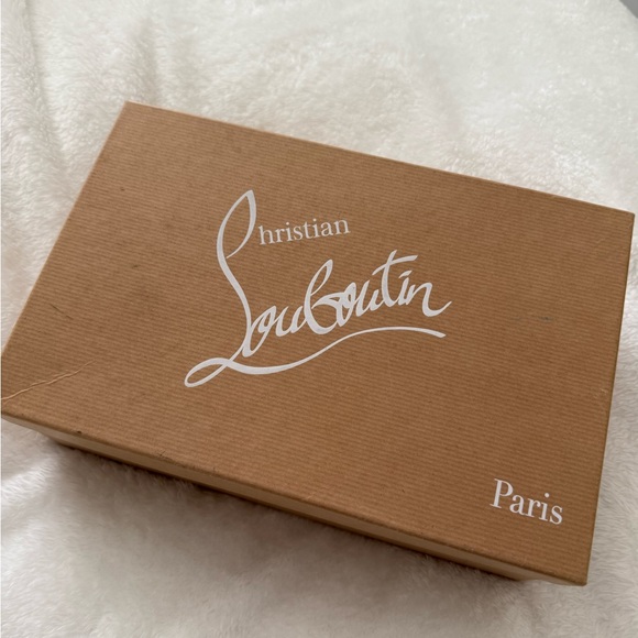 Christian Louboutin Tan Shoe Box